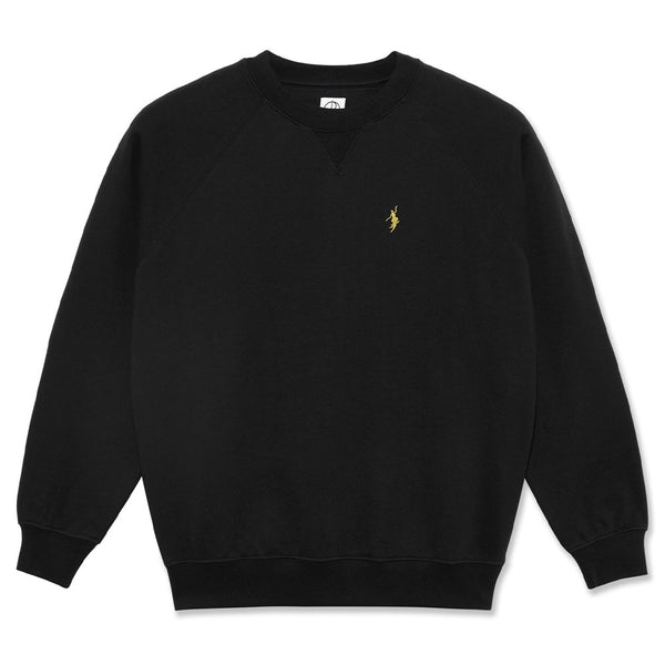 Polar No Comply Default Crewneck Sweatshirt - Black - Streetart.fr